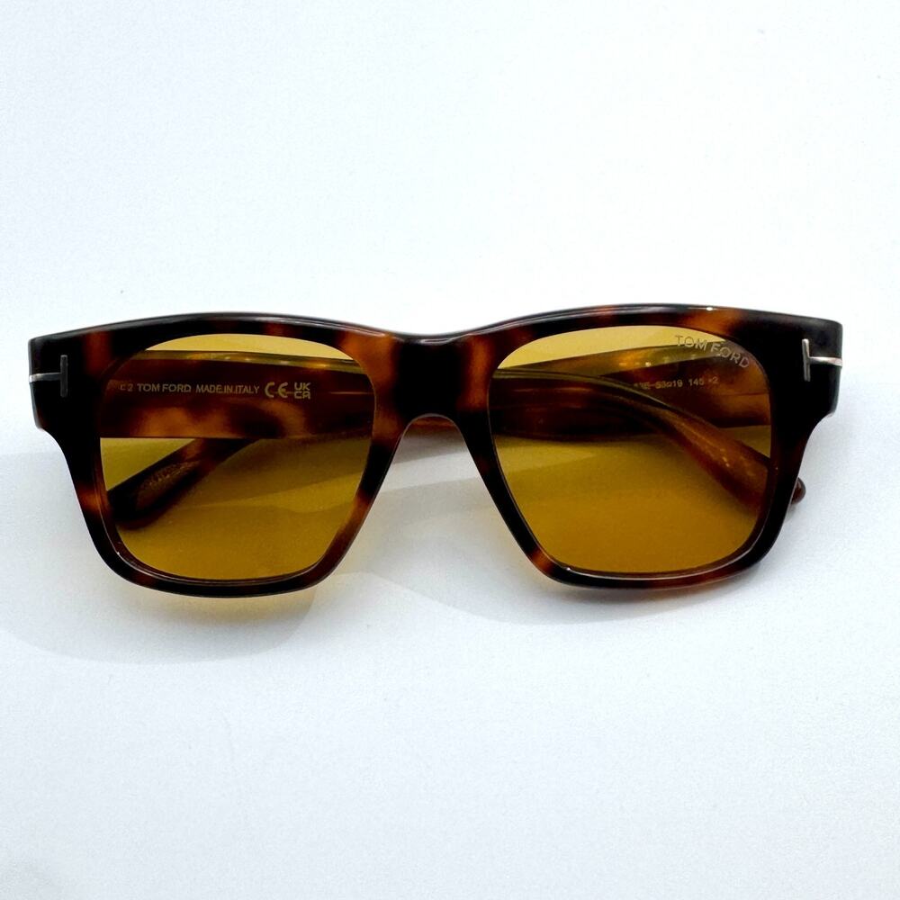 Tom Ford Sunglasses Caine-02 TF1280 53E Havana Frame Photochromic Lens 53mm